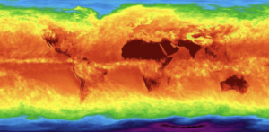 Image of Earth temperatures